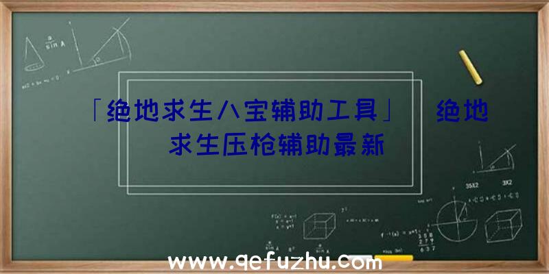 「绝地求生八宝辅助工具」|绝地求生压枪辅助最新